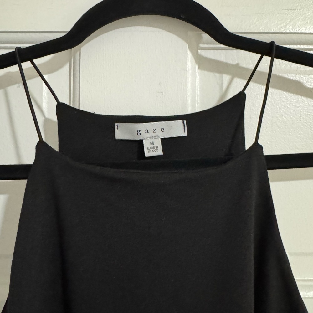 Gaze Sleek Black Camisole